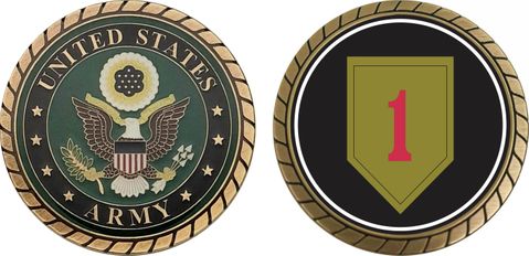 Army 1st Infantry Division Challenge Coin