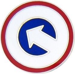 Army 1st Logistic Command Lapel Pin