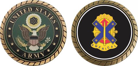 Army 23rd Infantry Division Unit Crest Challenge Coin