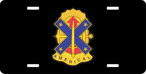 Army 23rd Infantry Division Unit Crest  License Plate