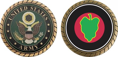 Army 24th Mech Infantry Division Challenge Coin