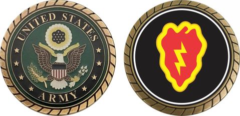 Army 25th Infantry Division Challenge Coin