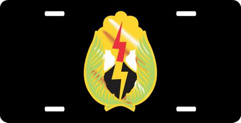 Army 25th Infantry Division Unit Crest  License Plate