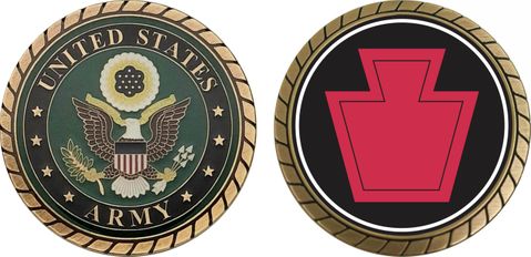 Army 28th Infantry Division Challenge Coin