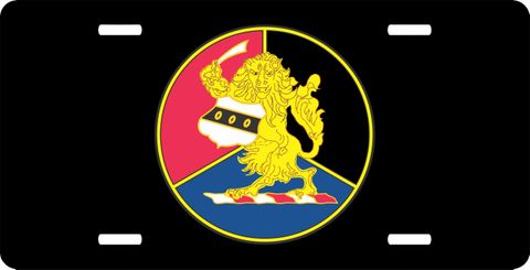 Army 28th Infantry Division Unit Crest  License Plate