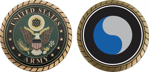 Army 29th Infantry Division Challenge Coin