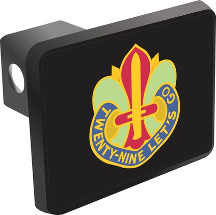 Army 29th Infantry Division Unit Crest Hitch Cover