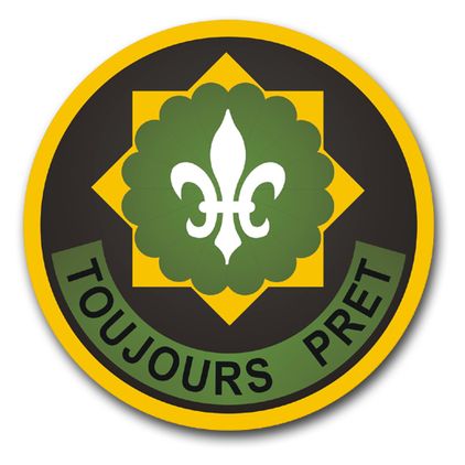 Army 2nd Armored Cavalry Regiment Patch Vinyl Transfer Decal