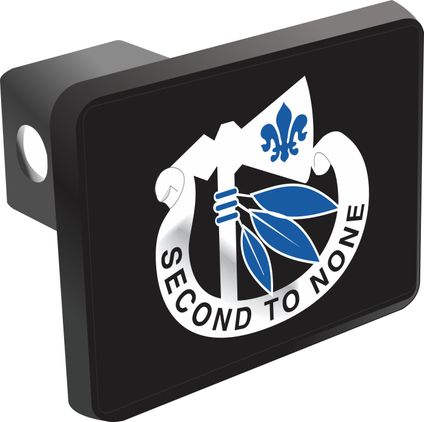 Army 2nd Infantry Division Unit Crest Hitch Cover