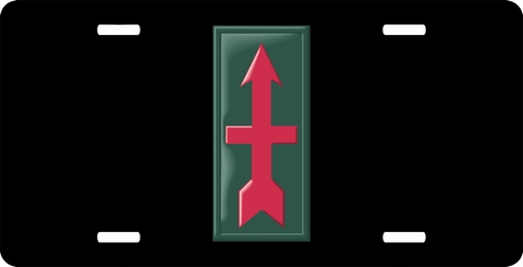 Army 32nd Infantry Brigade Wisconsin License Plate