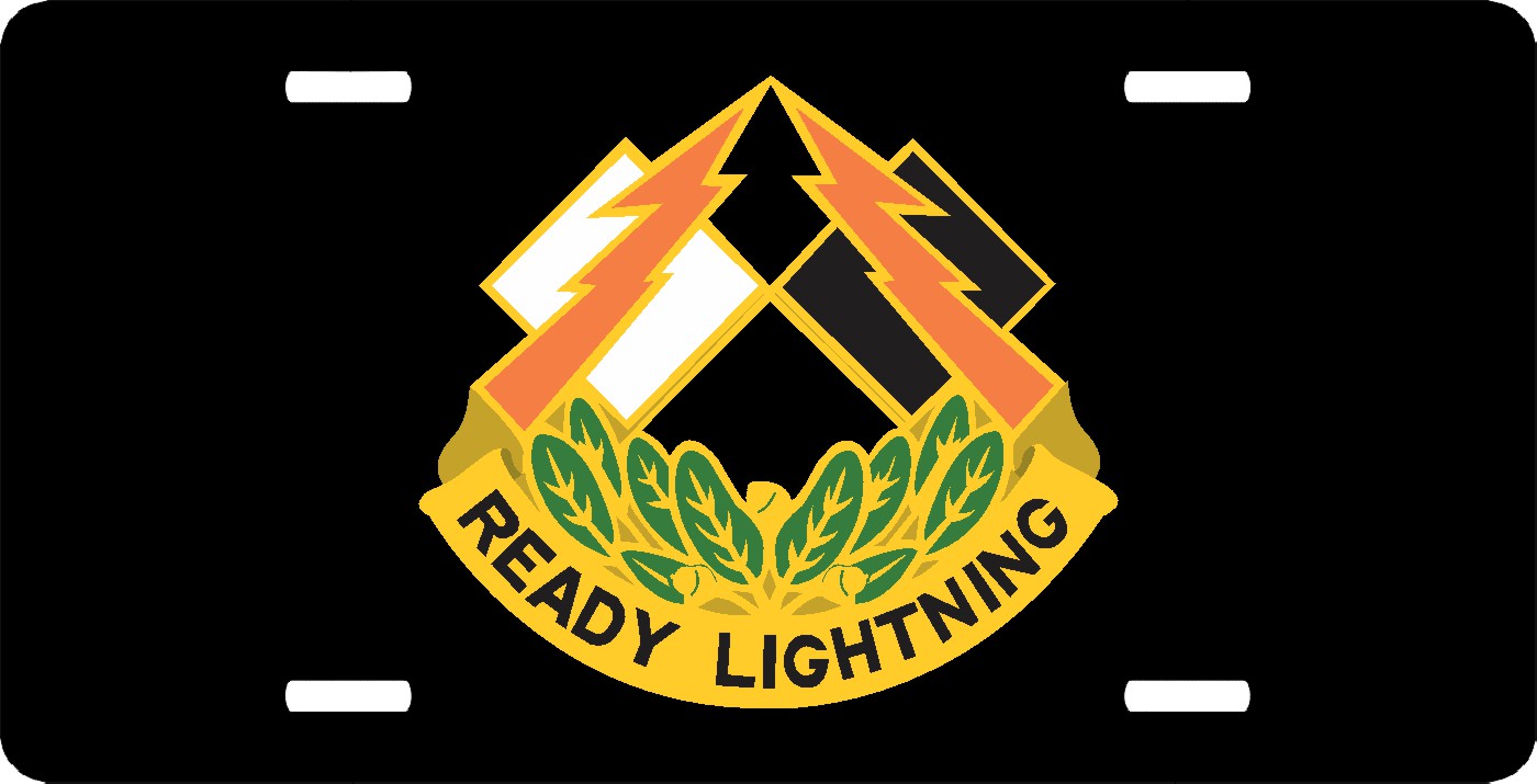 Army 335th Signal Command Unit Crest License Plate