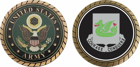 Army 37th Armor Regiment Challenge Coin