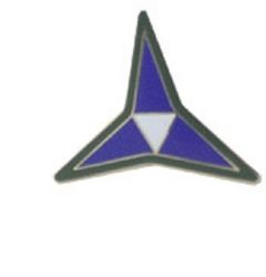Army 3rd Corps 7/8" Lapel Pin