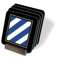 Army 3rd Infantry Coasters - Set of 4