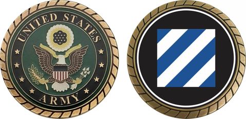 Army 3rd Infantry Division Challenge Coin