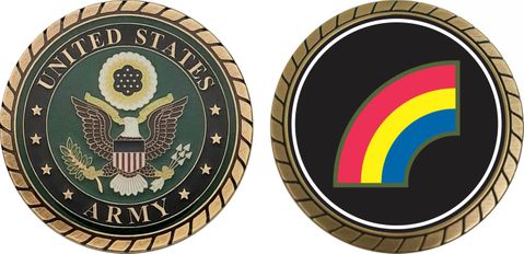 Army 42nd Infantry Division Challenge Coin