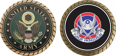 Army 47th Infantry Division Unit Crest Challenge Coin