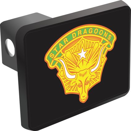 Army 49th Armored Division Unit Crest Hitch Cover