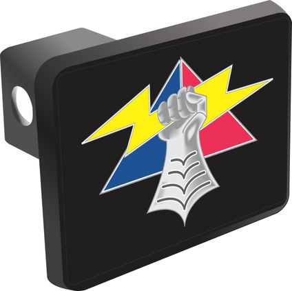 Army 4th Armored Division Unit Crest Hitch Cover