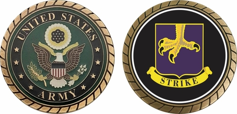 Army 502nd Parachute Regiment Challenge Coin