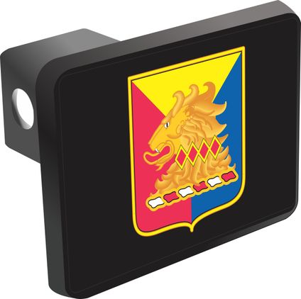 Army 50th Armored Division Unit Crest Hitch Cover
