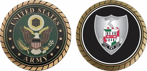 Army 5th Infantry Regiment Unit Crest Challenge Coin