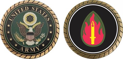 Army 63rd Infantry Division Challenge Coin