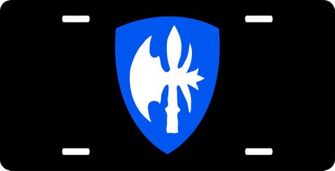 Army 65th ARCOM Division  License Plate