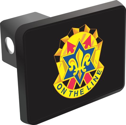 Army 6th Infantry Division Unit Crest Hitch Cover
