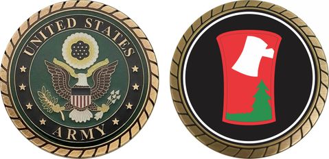 Army 70th Training Division Challenge Coin