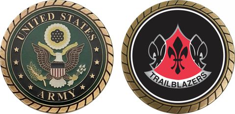 Army 70th Training Division Unit Crest Challenge Coin