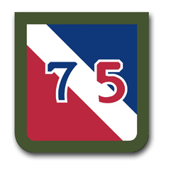 Army 75th Division Patch Vinyl Transfer Decal