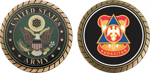 Army 78th Division Unit Crest Challenge Coin