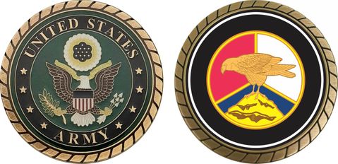 Army 79th Training Division Unit Crest Challenge Coin
