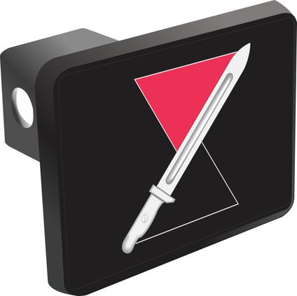 Army 7th Infantry Division Right Unit Crest Hitch Cover