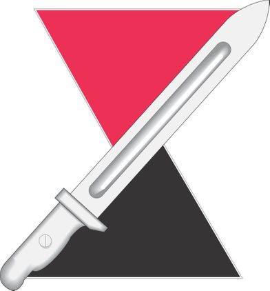 Army 7th Infantry Division Right Unit Crest Vinyl Transfer Decal