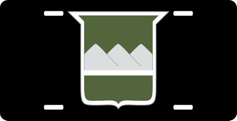Army 80th Training Division  License Plate