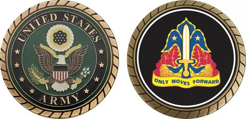 Army 80th Training Division Unit Crest Challenge Coin
