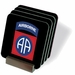 Army 82nd Airborne Coasters - Set of 4