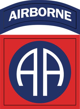 Army 82nd Airborne Division Patch Vinyl Transfer Decal
