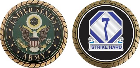 Army 84th Training Division Unit Crest Challenge Coin