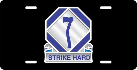 Army 84th Training Division Unit Crest  License Plate