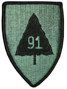 Army 91st Infantry Division ACU Velcro Patch