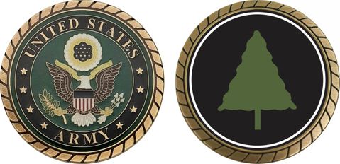 Army 91st Training Division Challenge Coin