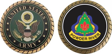 Army 91st Training Division Unit Crest Challenge Coin