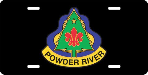 Army 91st Training Division Unit Crest  License Plate