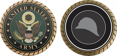 Army 93rd Training Division Challenge Coin