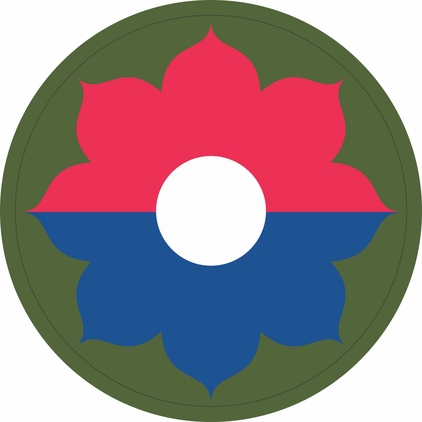 Army 9th Infantry Division Patch Vinyl Transfer Decal
