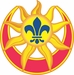 Army 9th Infantry Division Unit Crest  Vinyl Transfer Decal
