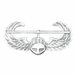 Army Air Assault Badge - Oxidized Finish